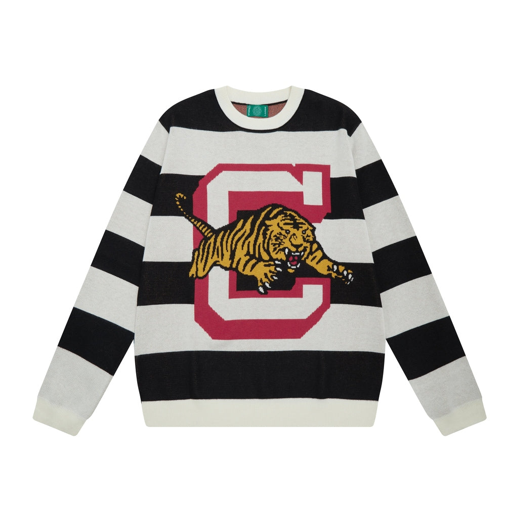 Mascot Knitted Crewneck (Black/White)